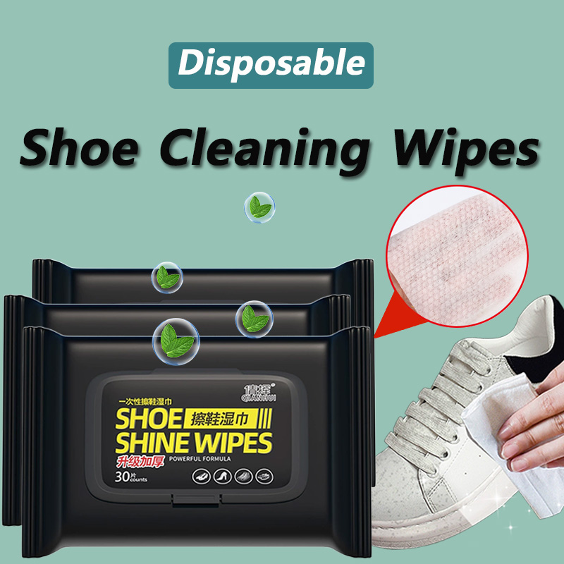 Shoe Cleaner - Toalhetes descartáveis para limpeza de sapatos,
