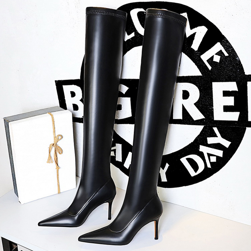 Shoe Tree - Botas Sexy Acima do Joelho para