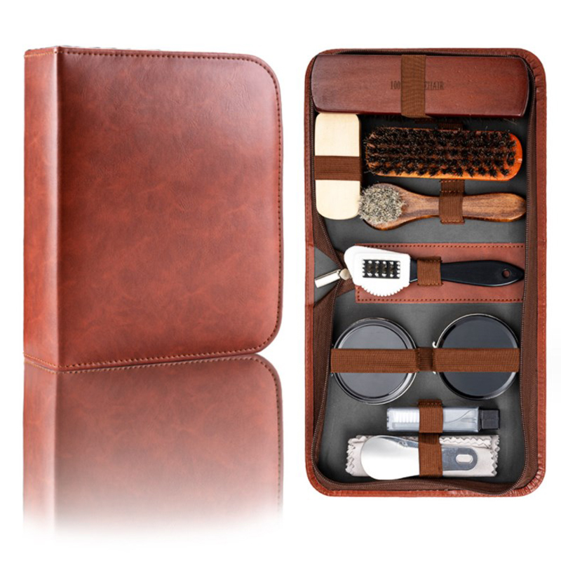 Conjunto de escova de sapato d - Leather Shoe Polish avaliação e preço