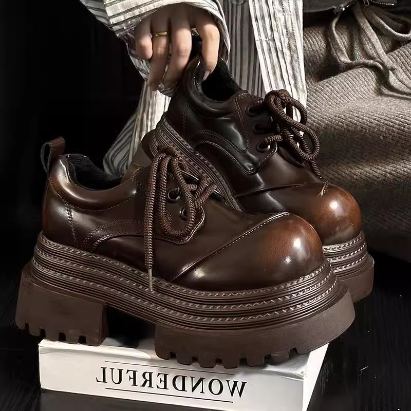 Mocassins retrô estilo britâni - Leather Shoe Polish avaliação e preço